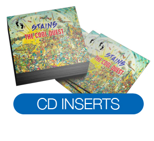 Bulk wrapped pre-printed CD-R with offset litho or silk screen printing